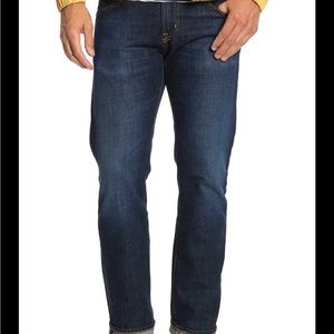 AG Adriano Goldschmied Mens The Matchbox Slim Straight Jeans Dark Wash 31 Used.